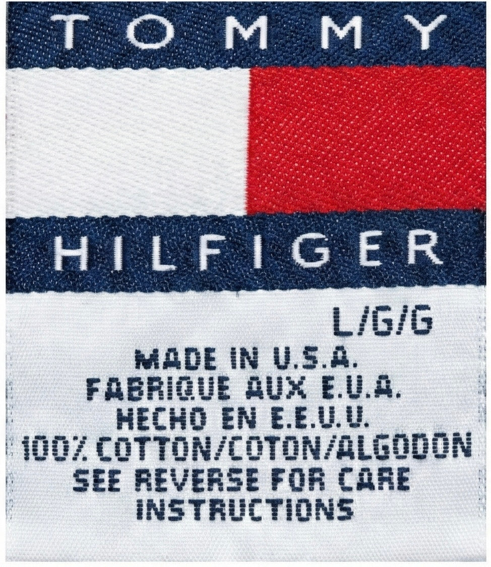 TOMMY HILFIGERの年代判別一覧表