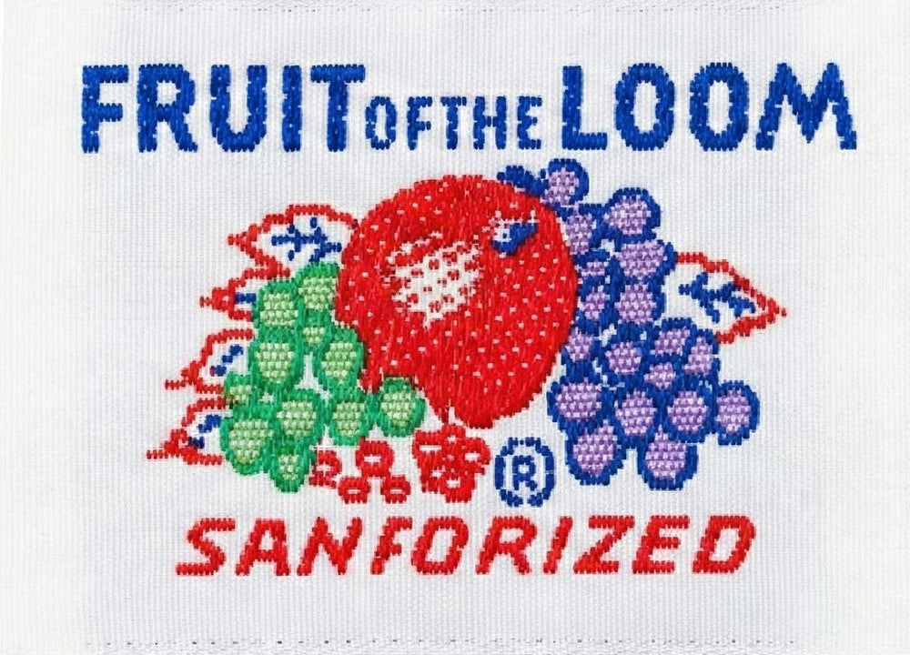 FRUIT OF THE LOOMの年代判別一覧表