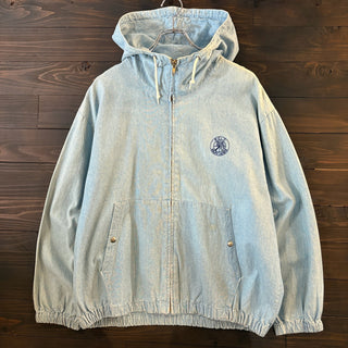 1990s Polo Ralph Lauren "Chambray" Hooded Blouson