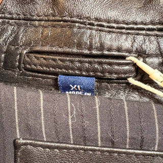 2000s~ CHAPS "Leather" Drizzler Jacket