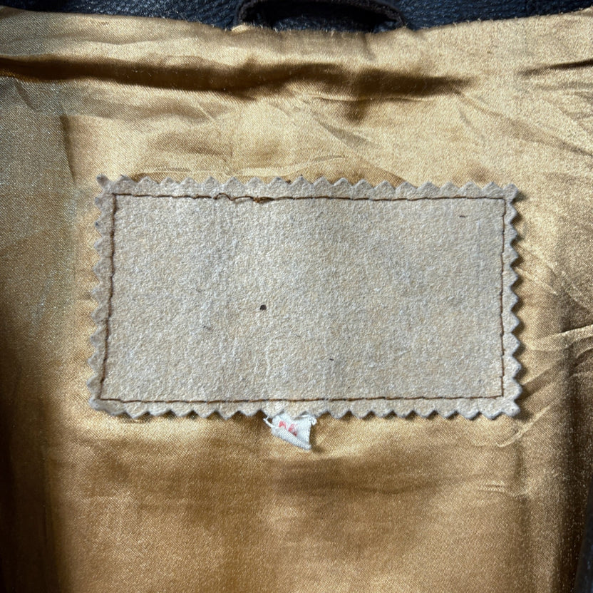 1980s~1990s A.M.I. INTERNATIONAL "Multi Pocket" Leather Vest