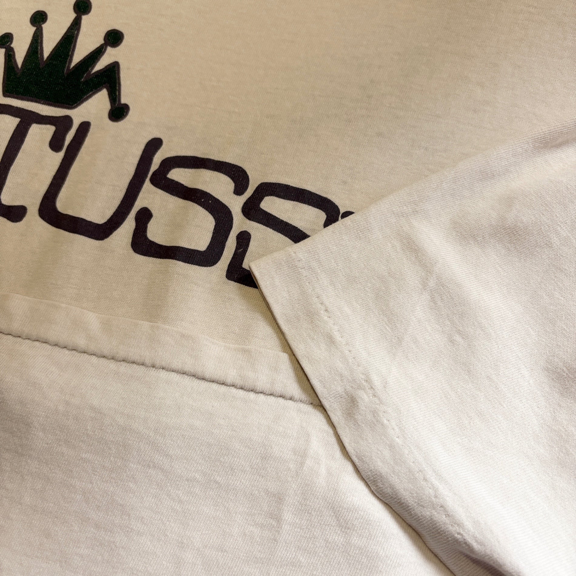 1990s STUSSY "CROWN" T-Shirt