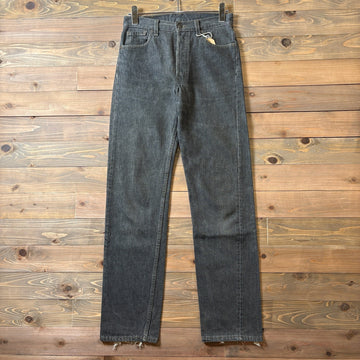 1990s Levi's 501 "Yarn-Dyed Black" Denim Pant