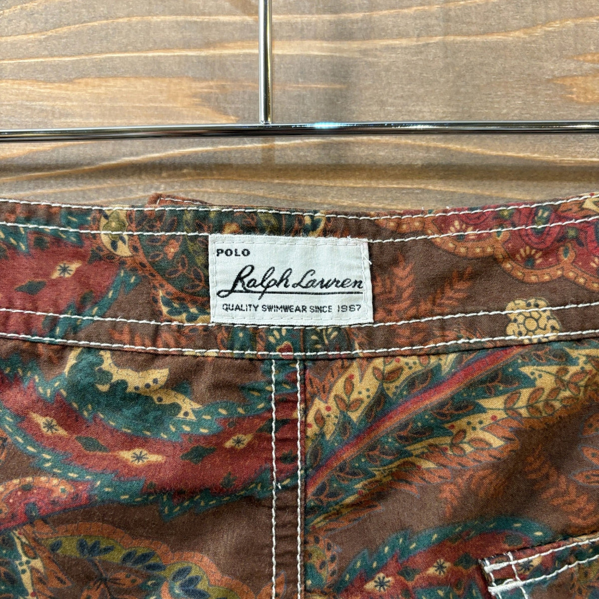 2000s Polo Ralph Lauren "Paisley" Swim Cargo Shorts