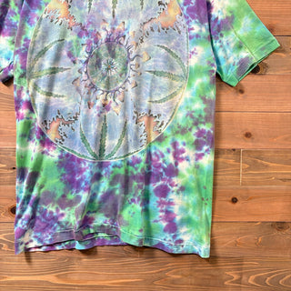 1990s FOTL "Mike Dubois" WEED ART Tye-Dye T-Shirt