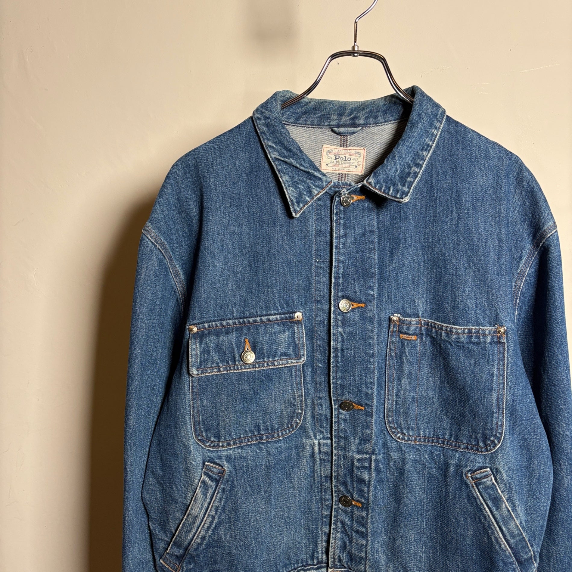 1980s Polo Ralph Lauren "ガチャポケ" Denim Jacket
