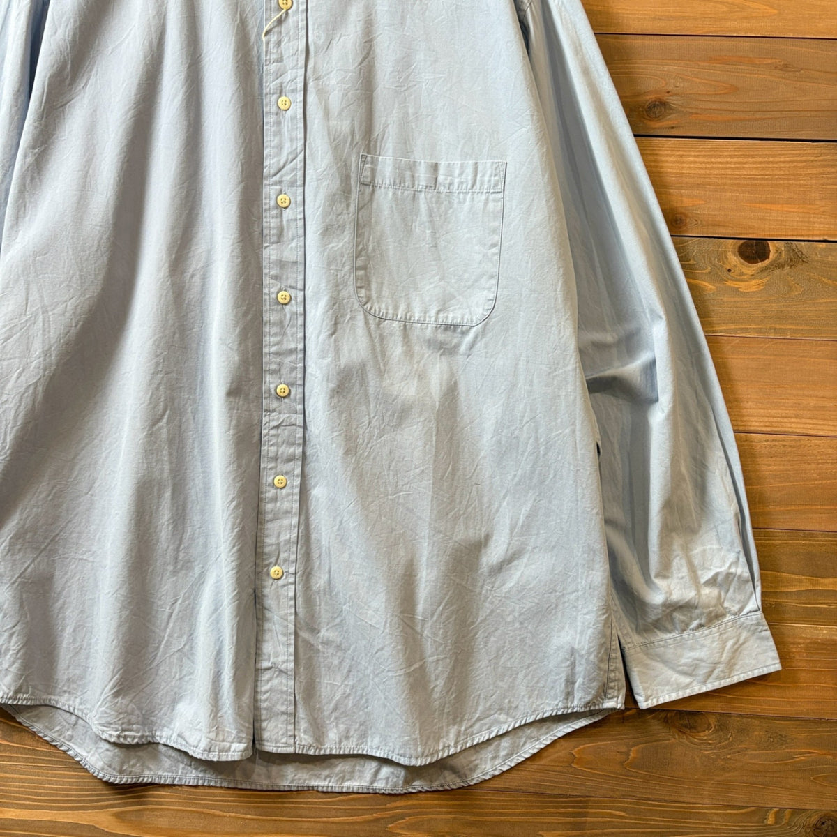 2000s Eddie Bauer "Sax Blue" Button-Down Shirt