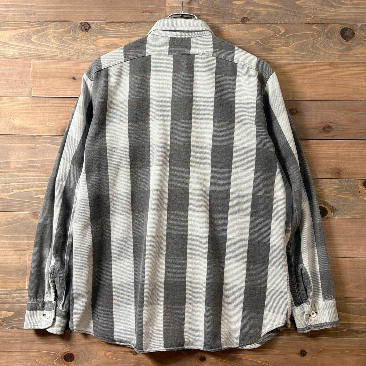 1970s Big Yank "Black × White" Flannel Shirt