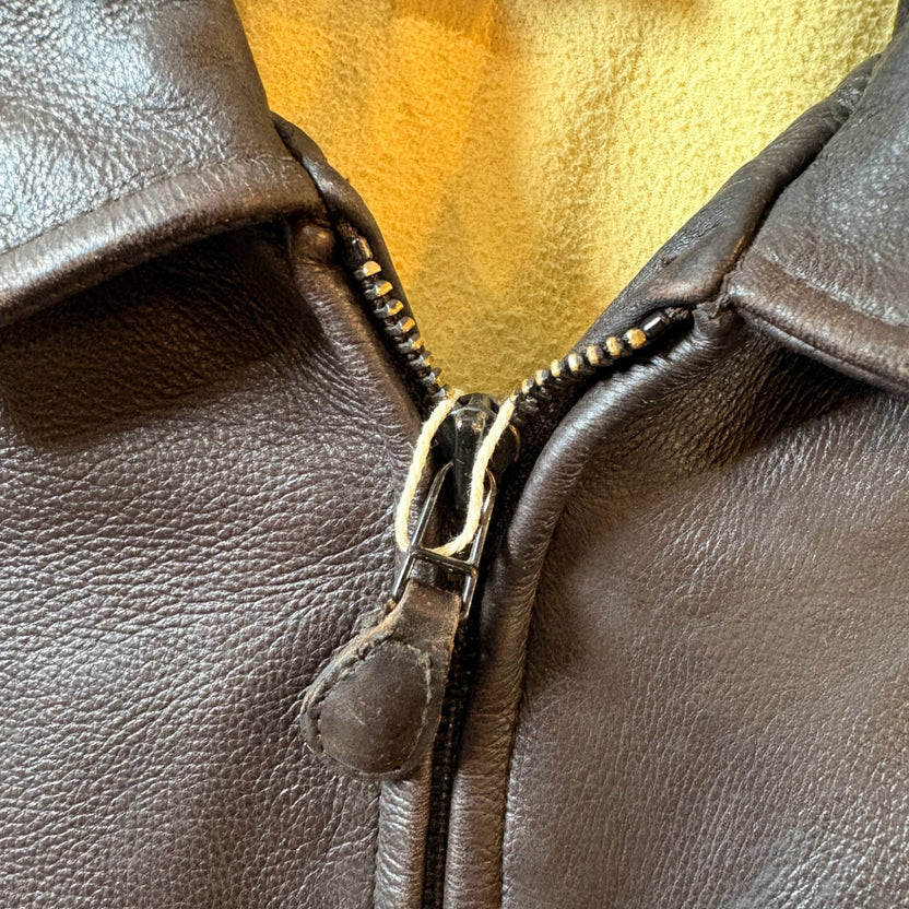 1990s Nautica "A-2 Type" Leather Jacket