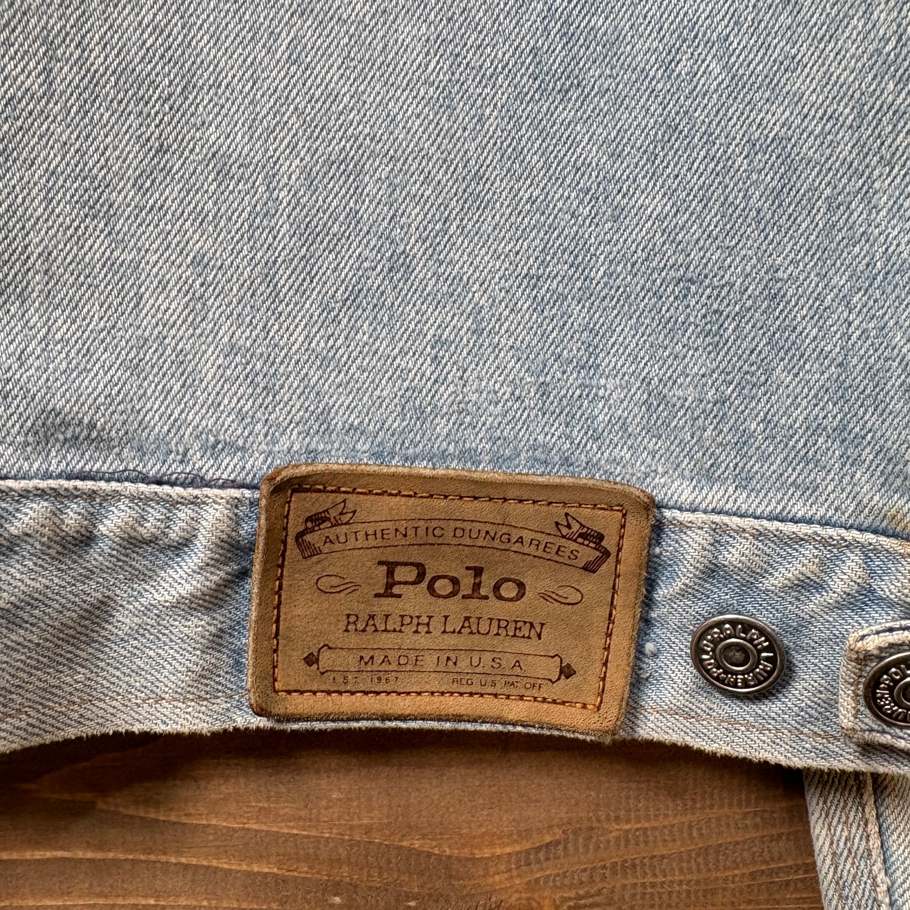 1980s Polo Ralph Lauren "Gacha Pocket" Denim Jacket