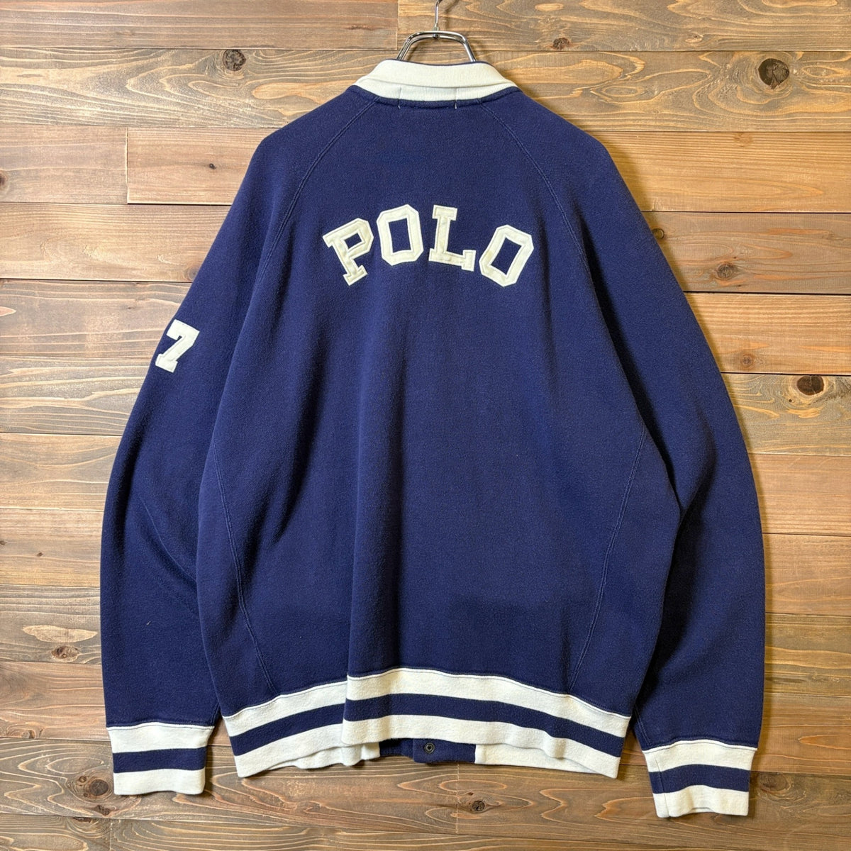 1990s Polo Sport "TIGERS" Sweat Varsity Jacket