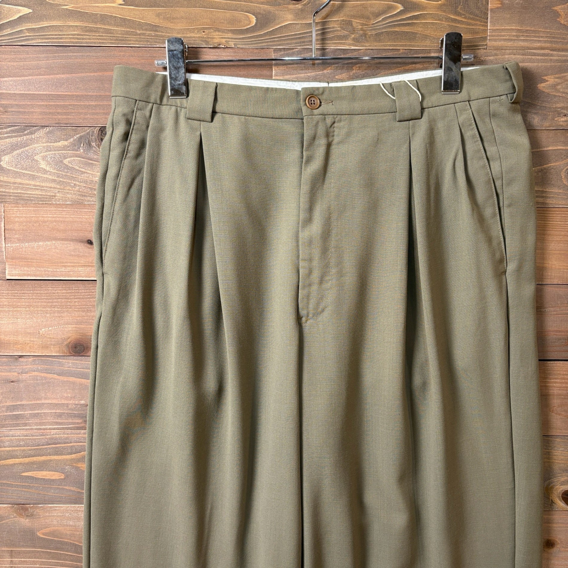 1990s Giorgio Armani "Tuck" Wool Trousers