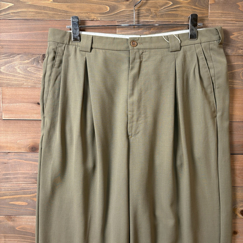 1990s Giorgio Armani "Tuck" Wool Trousers