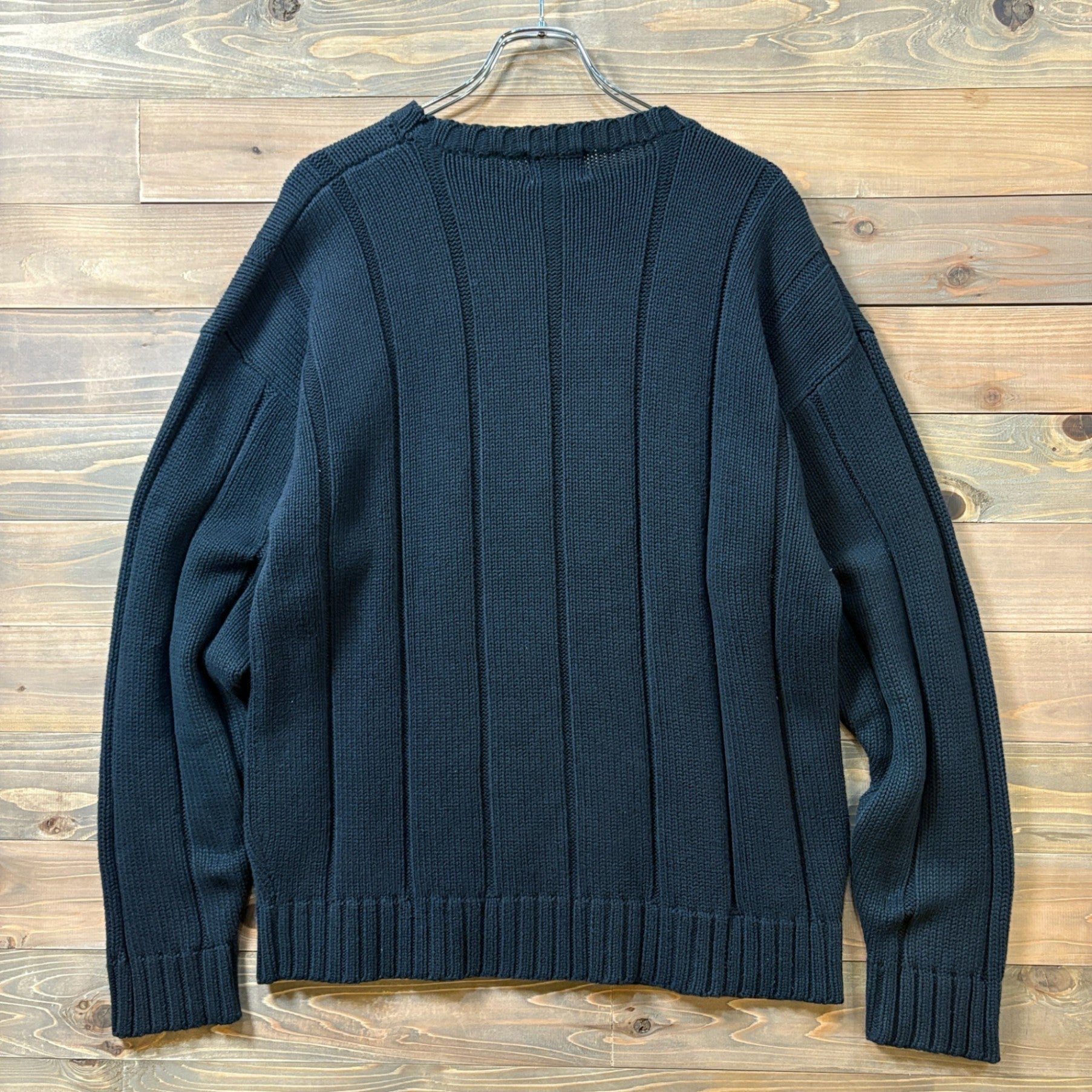 1980s "OLD GAP" Cotton Knit "Black"