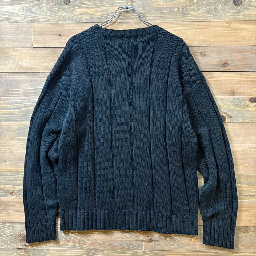 1980s "OLD GAP" Cotton Knit "Black"