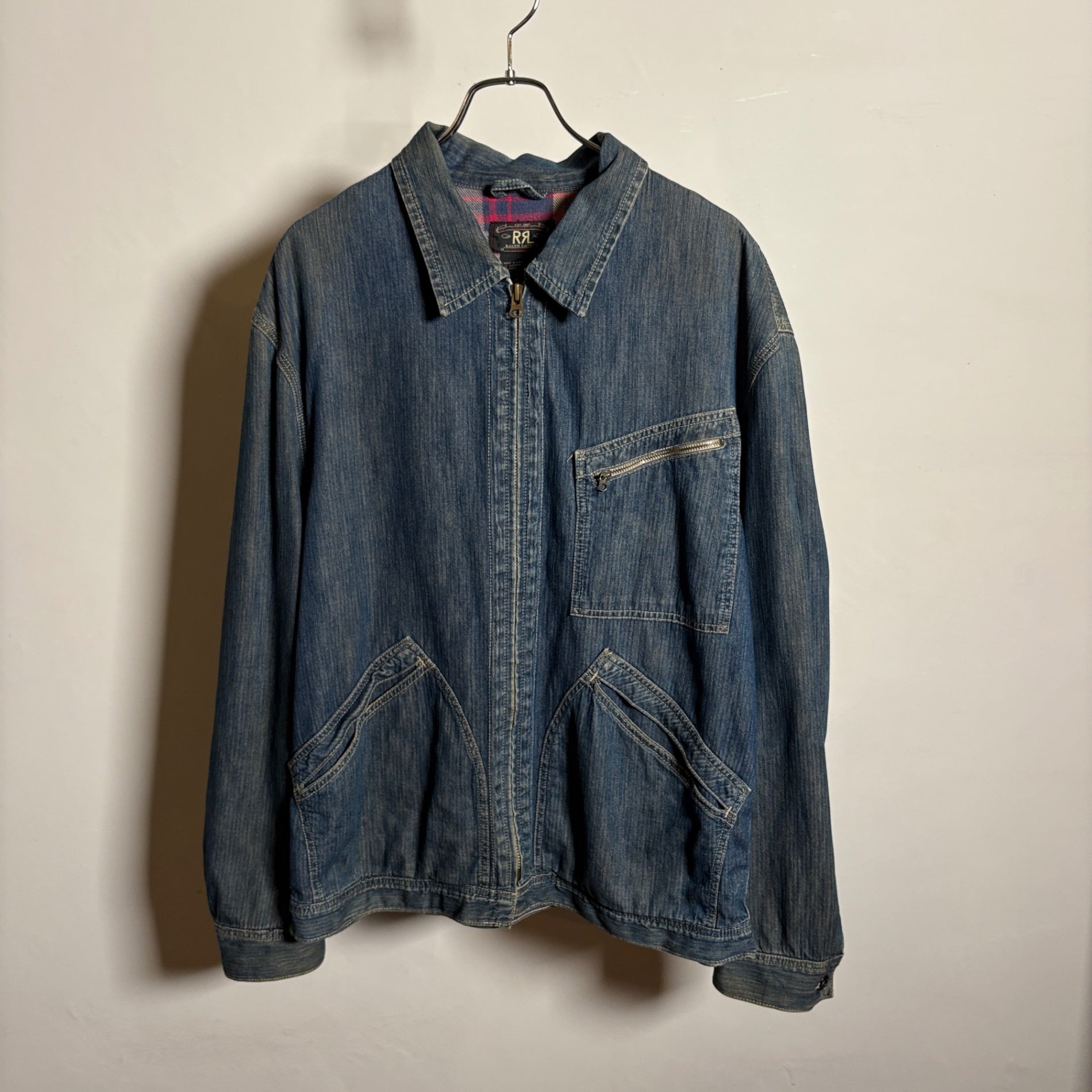 1990s RRL "91-B TYPE" Herringbone Denim Jacket
