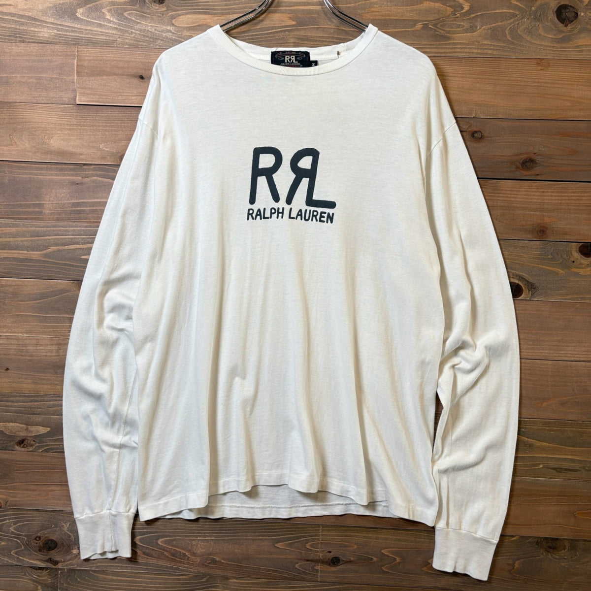 1990s RRL "Logo" L/S T-Shirt