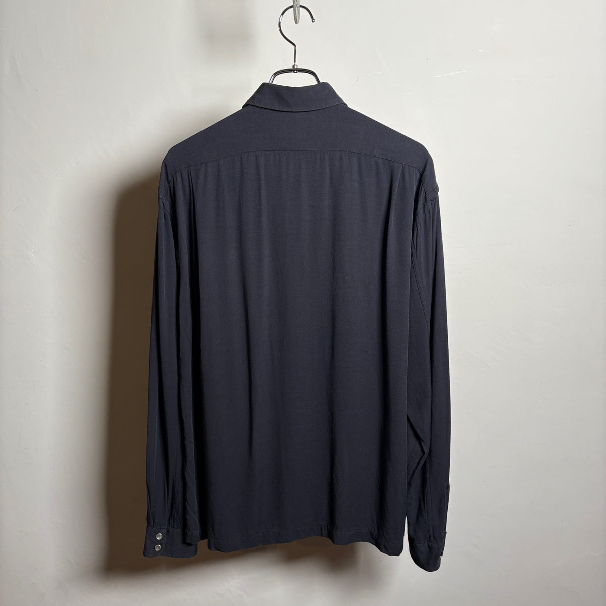 1990s RRL "RAYON" Black Western Shirt