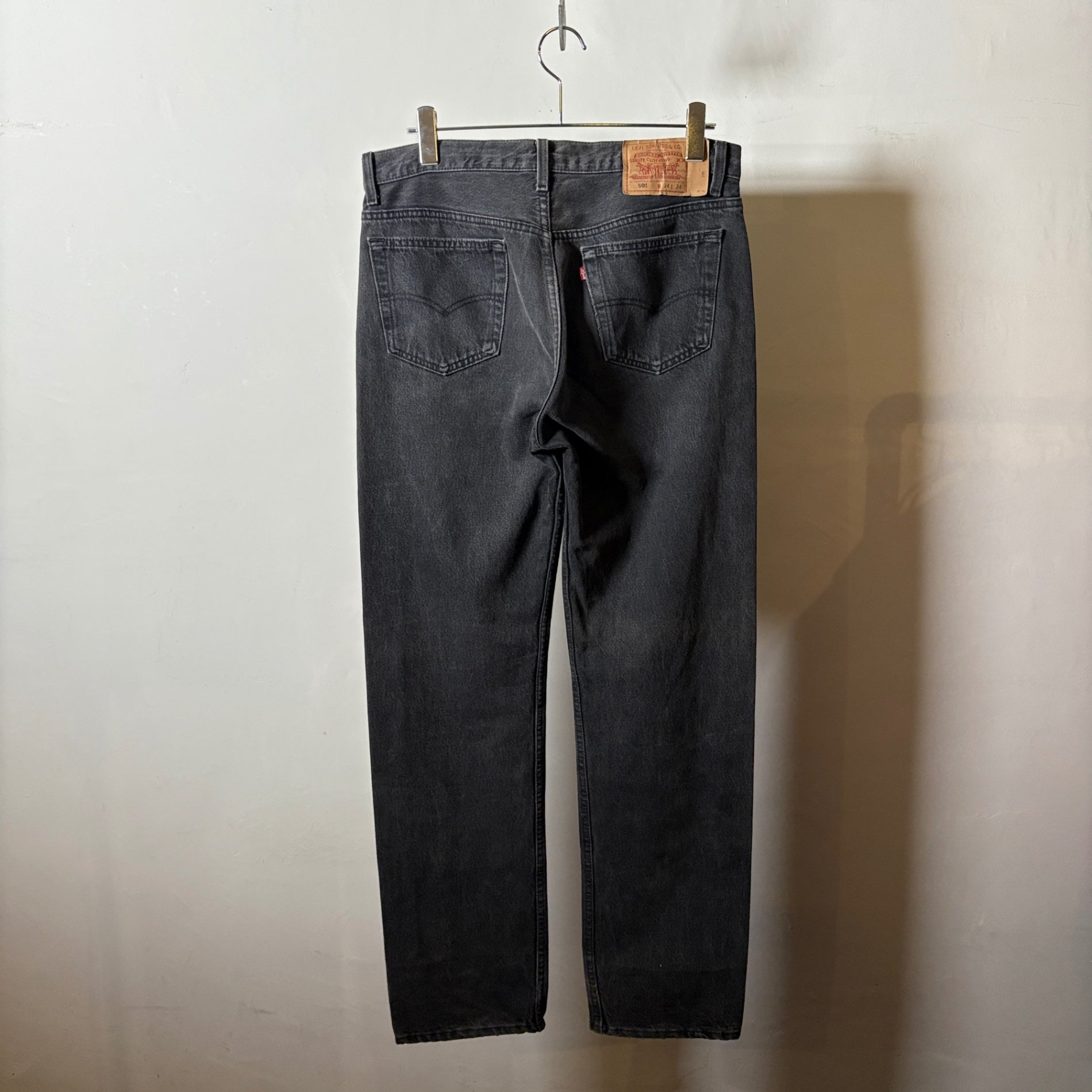 1990s Levi's 501 "Sulfur Black" Denim Pant
