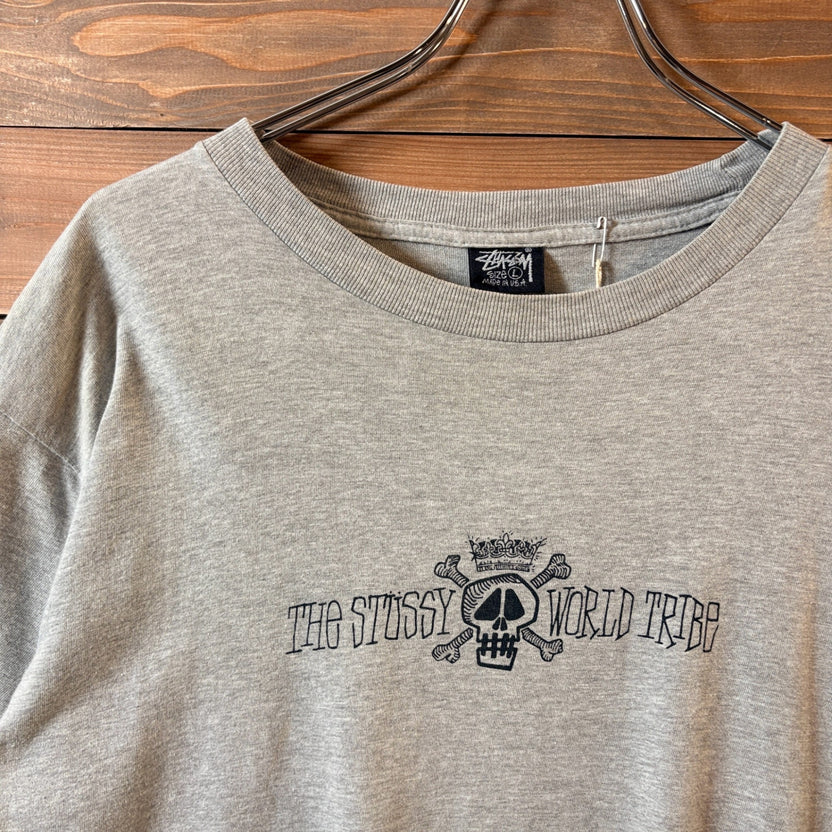1990s STUSSY "Skull" T-Shirt