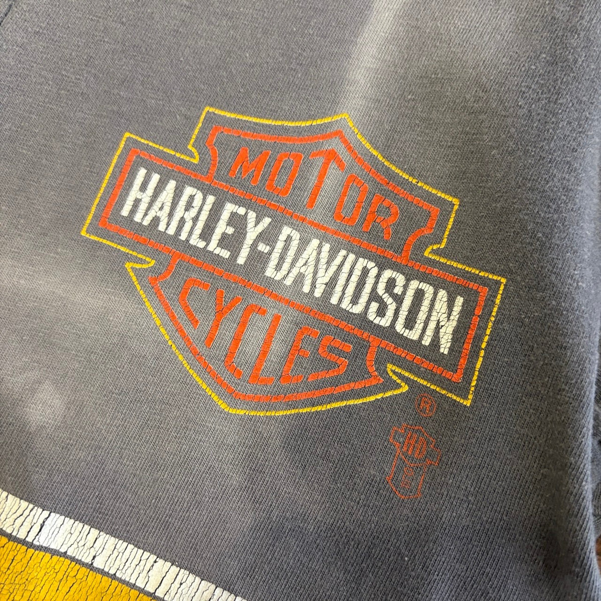 1980s Harley-Davidson "Henry Neck" T-Shirt