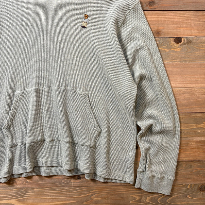 1990s Polo Ralph Lauren "POLO BEAR" Thermal Hoodie