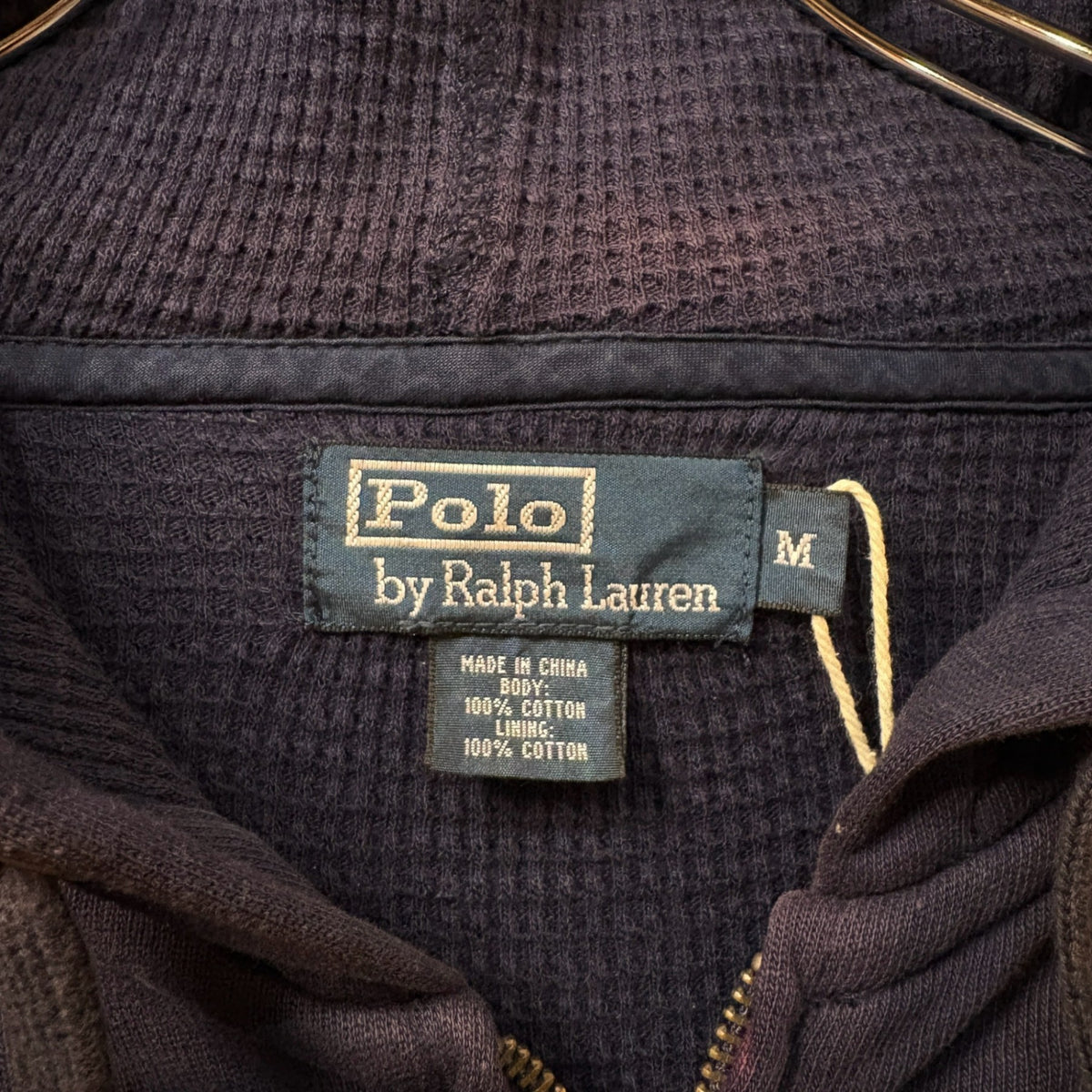 1990s Polo Ralph Lauren "Nordic” Thermal-Lined Hoodie
