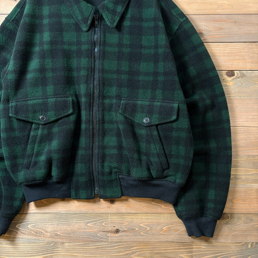 1990s Polo Ralph Lauren "Black Watch" A-2 Type Fleece Jacket