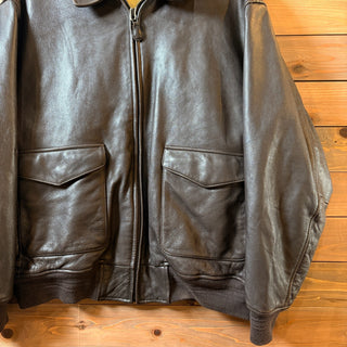 1990s Nautica "A-2 Type" Leather Jacket