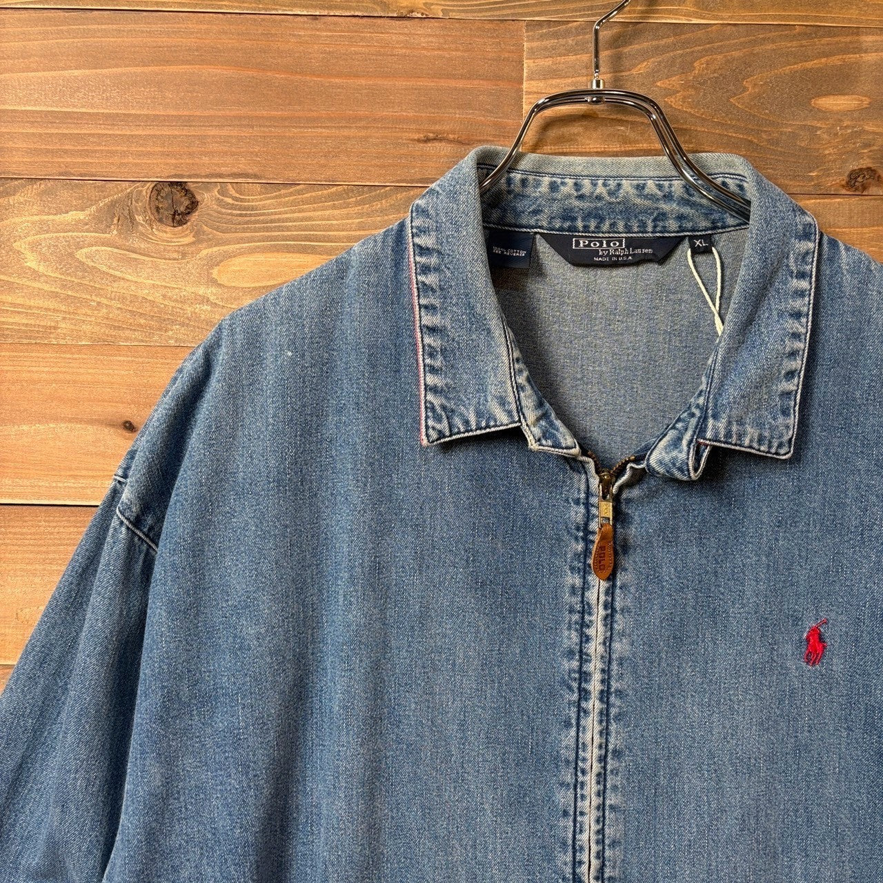 1980s Polo Ralph Lauren "Made in USA" Denim Swing Top