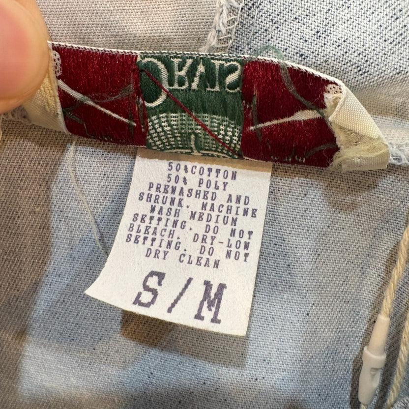 1990s ORVIS "Seagull Pattern" Michigan Rag Hoodie
