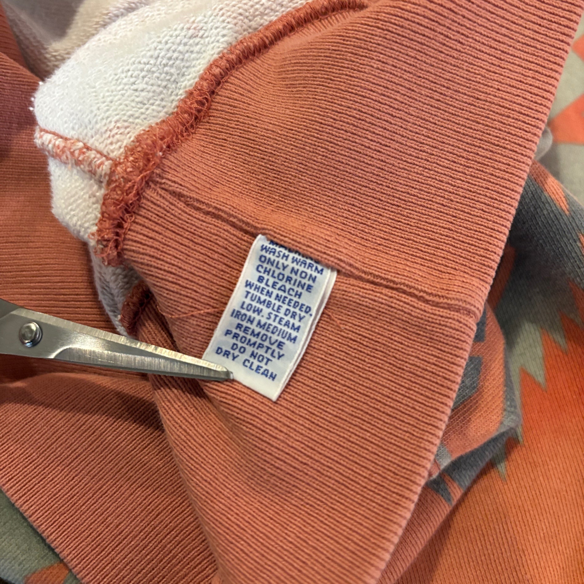 1980s~1990s Polo Ralph Lauren "Native Pattern" Half-Zip Hoodie