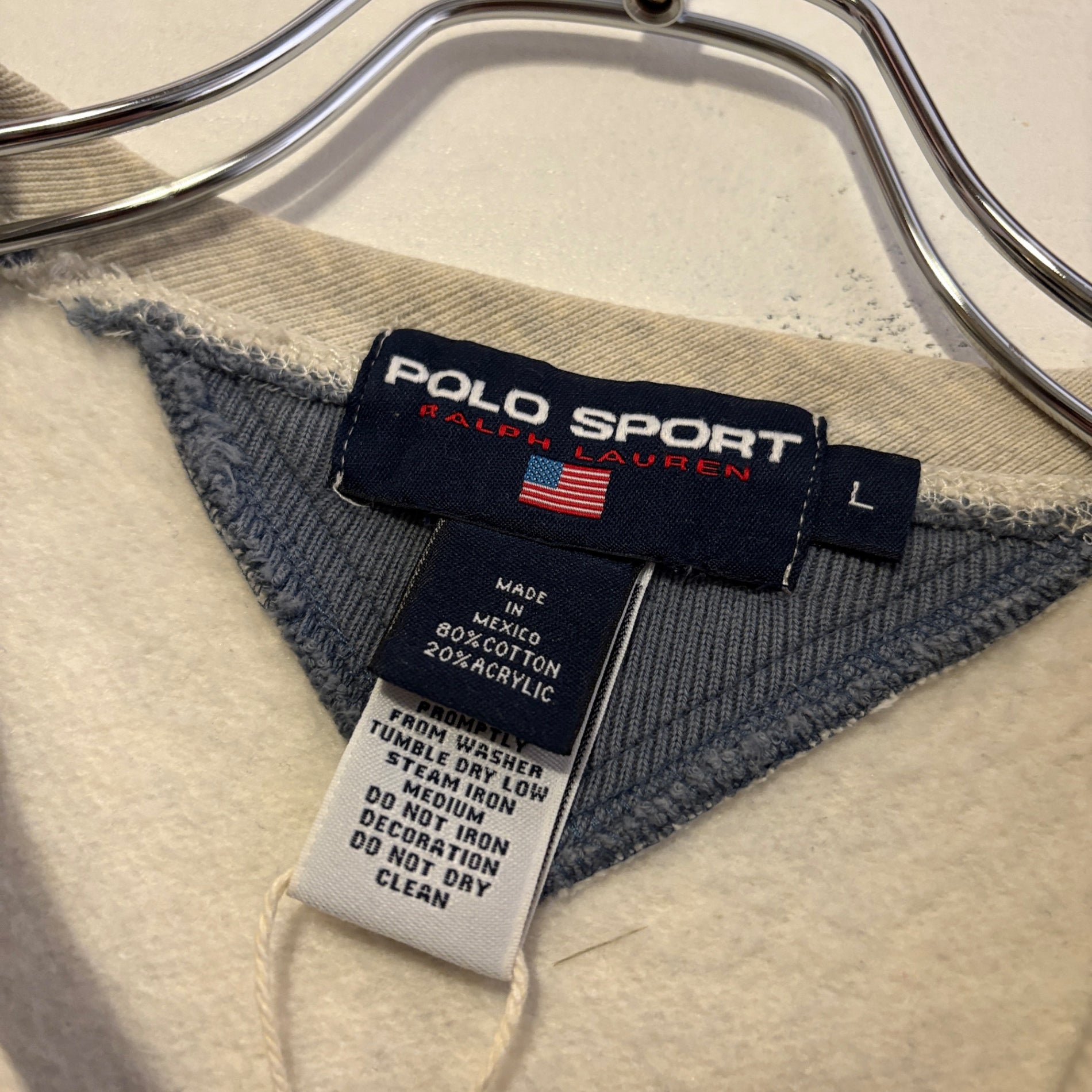 1990s POLO SPORT "Freedom Sleeve" Sweat Shirt