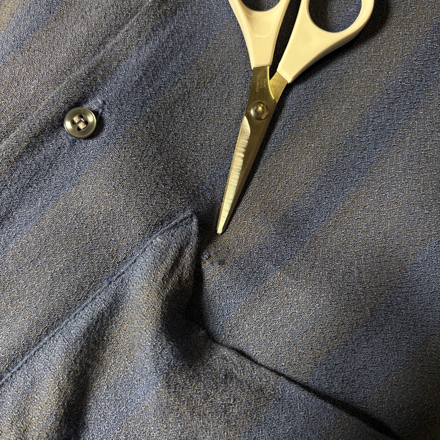 1960s ARROW "Stripe" Rayon Open Collar Shirt