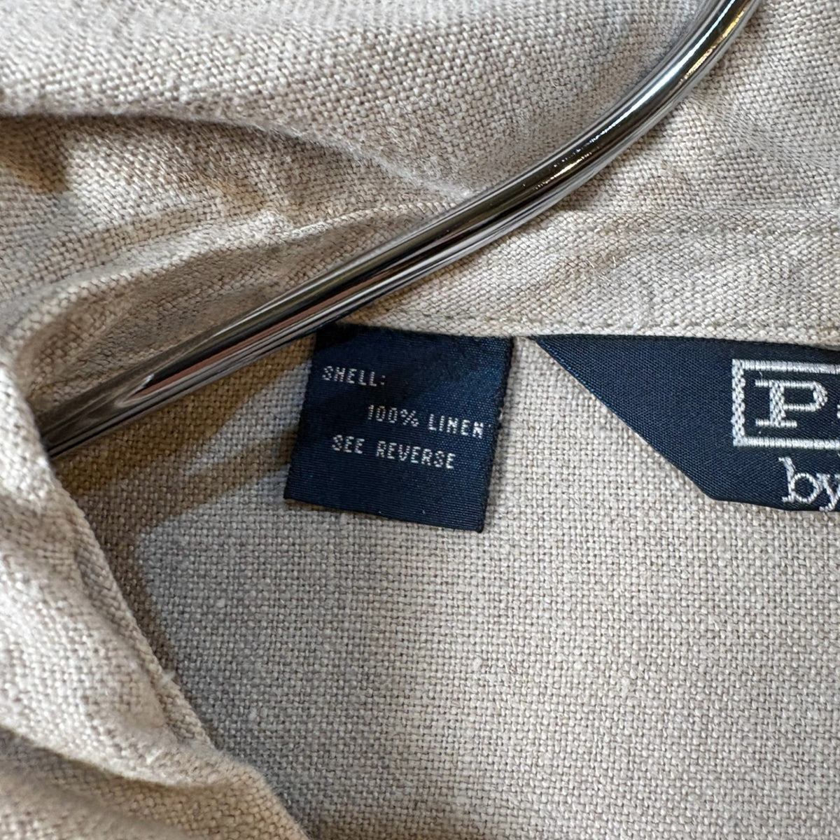 1990s Polo Ralph Lauren Linen Hooded Jacket