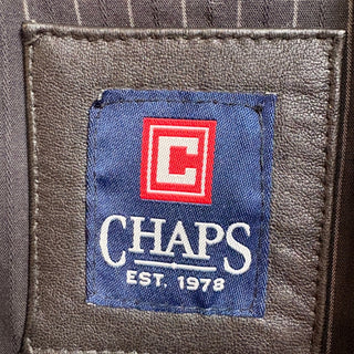 2000s~ CHAPS "Leather" Drizzler Jacket