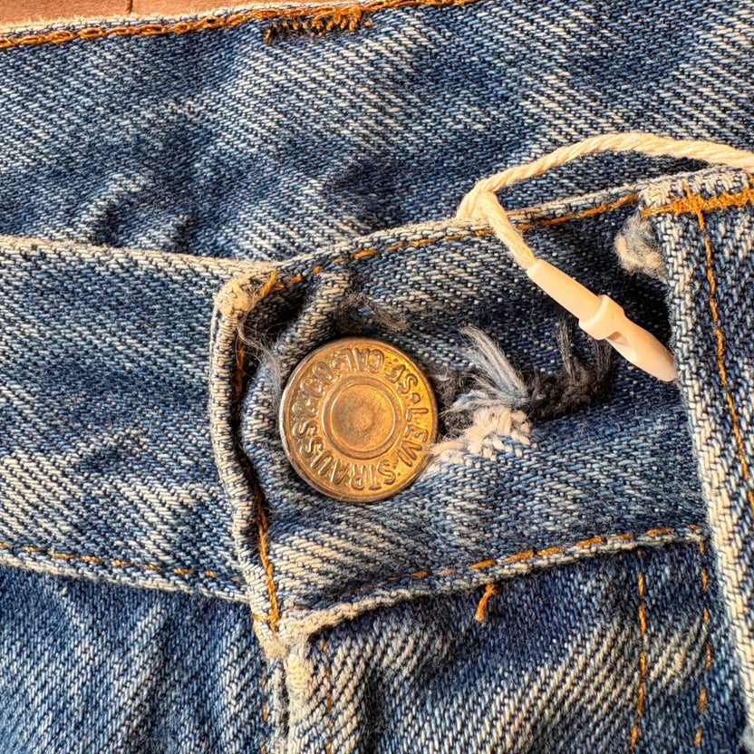 1980s Levi's 501 "RED LINE" Denim Pants