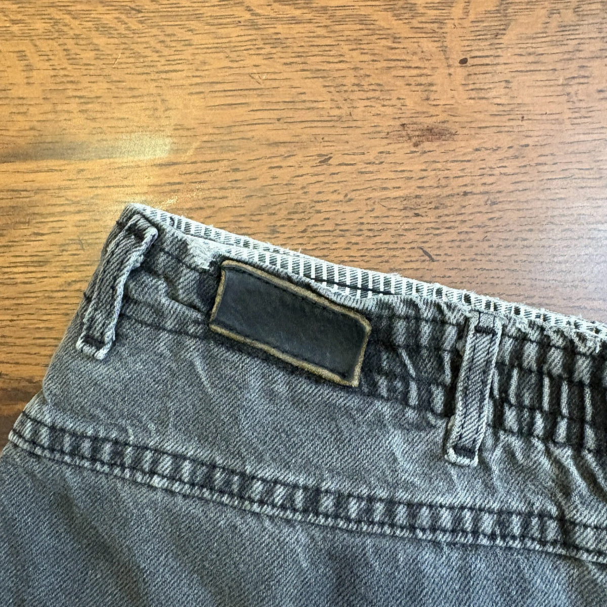1990s Lee Made in USA Black Easy Pants