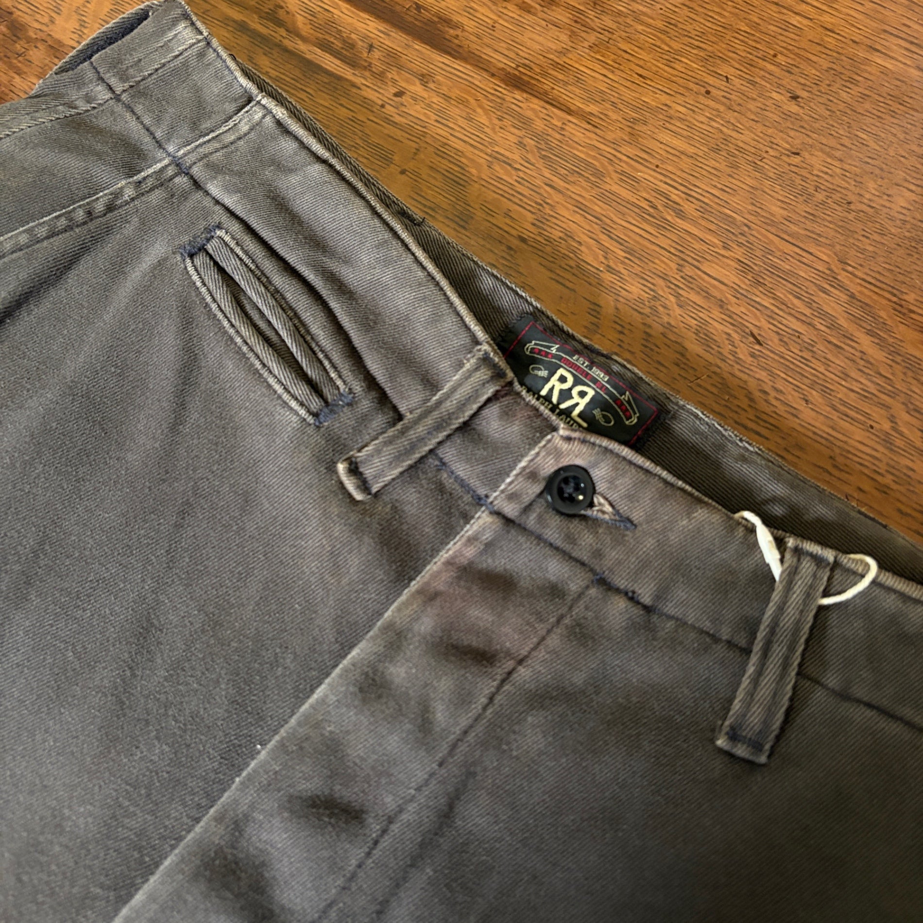 1990s RRL "Fade Black" Cargo Pant