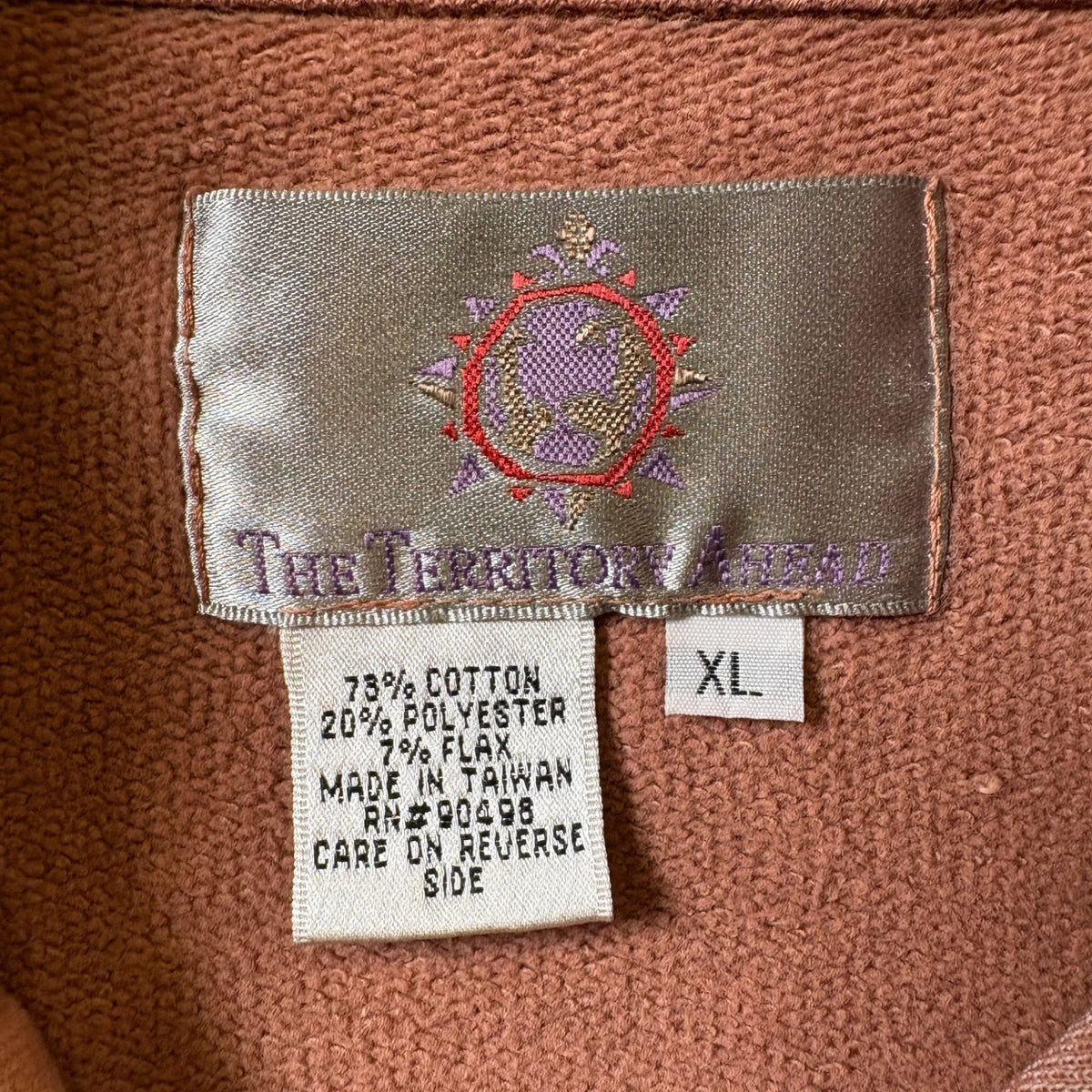 1990s THE TERRITORY AHEAD "Pile" Half-Button Pullover