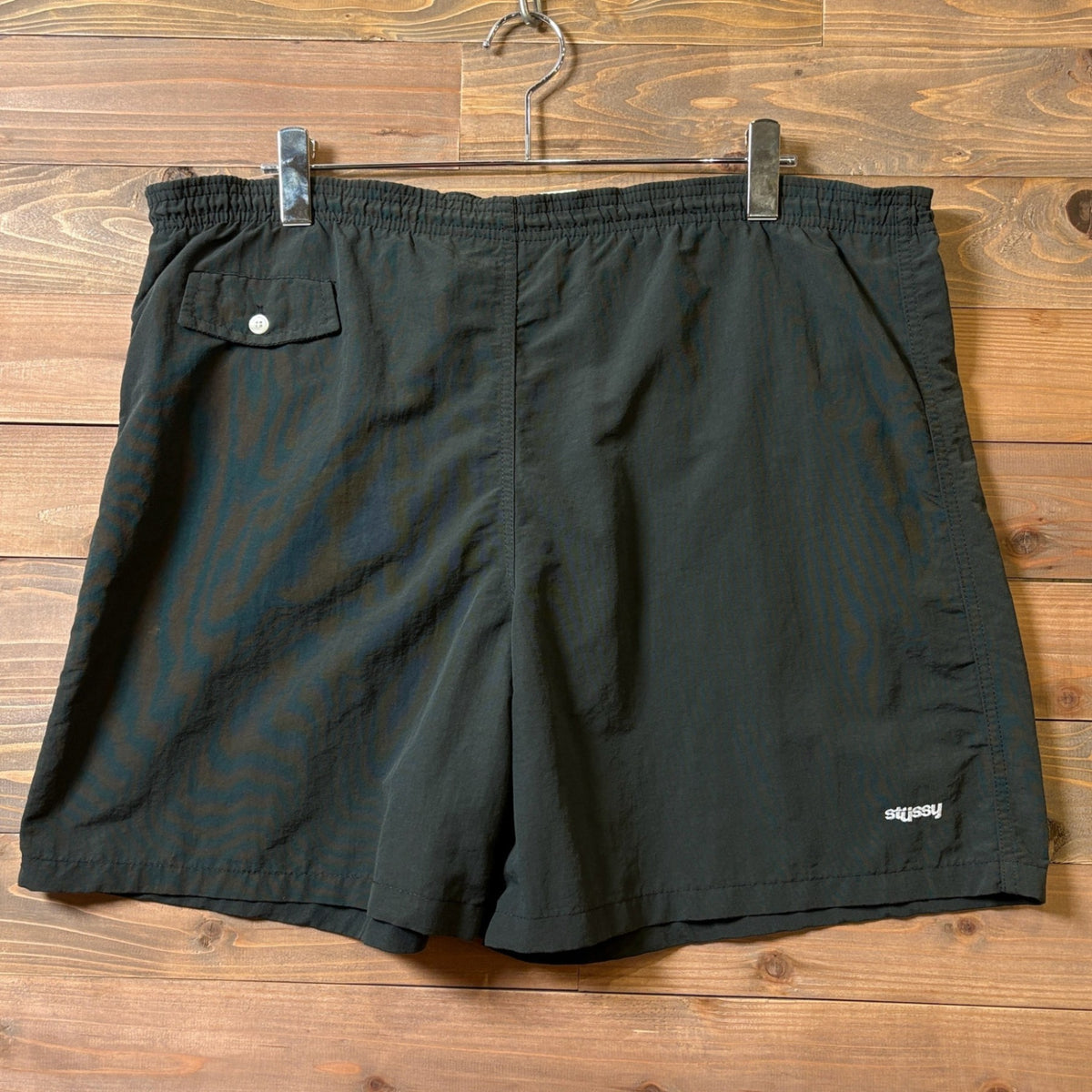 1990s STUSSY "Black" Nylon Shorts