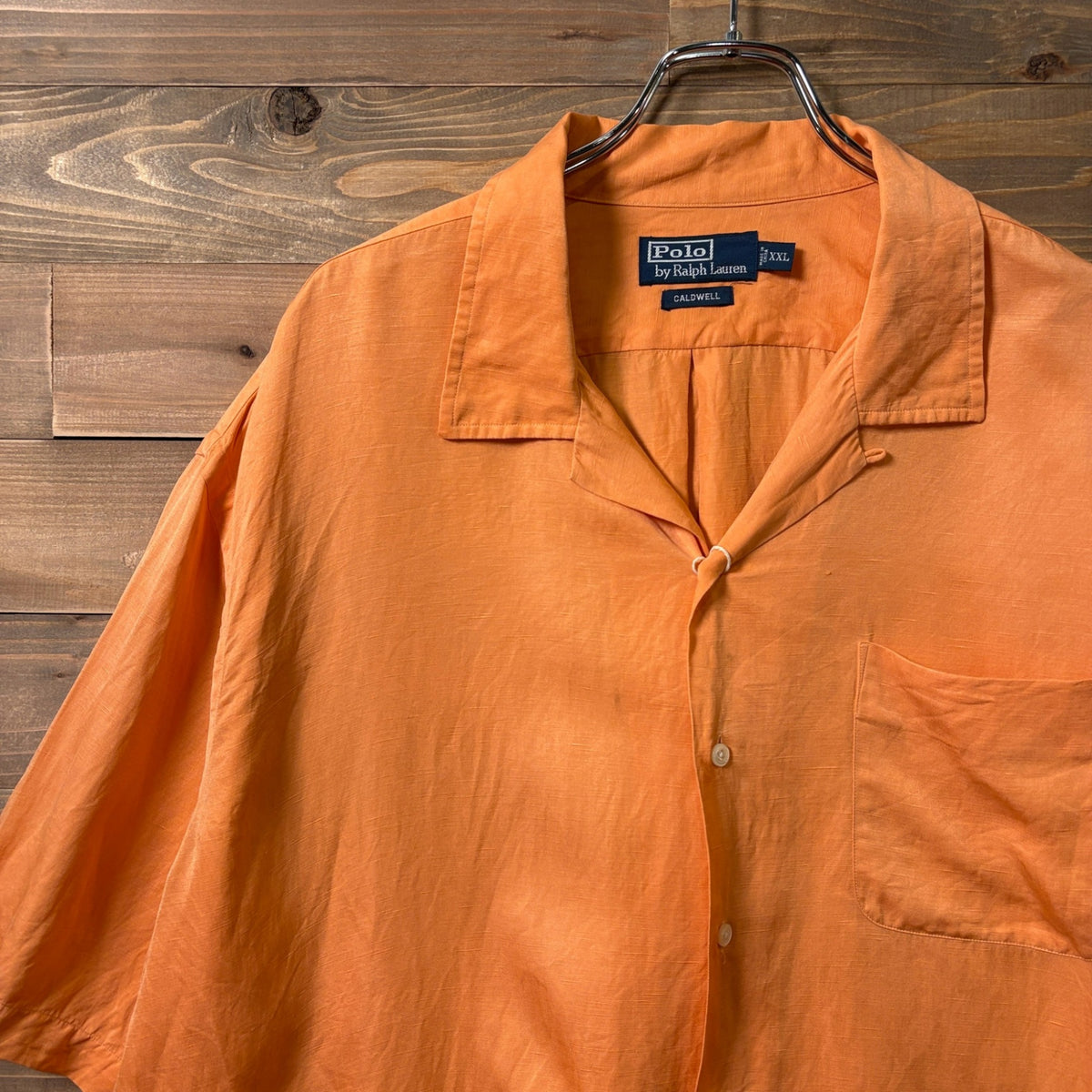 2000s Polo Ralph Lauren "Silk × Linen" Open Collar Shirt