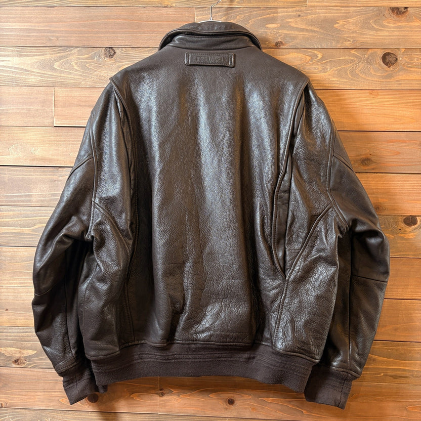 1990s Nautica "A-2 Type" Leather Jacket