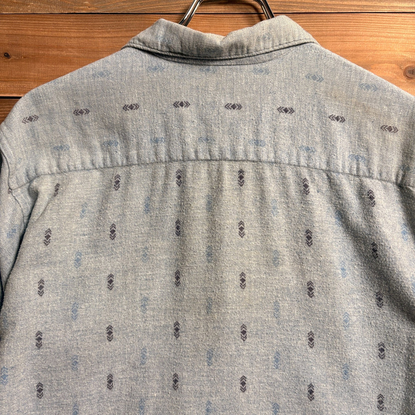 1960s Pilgrim "All-Over Pattern" Printed Flannel Shirt