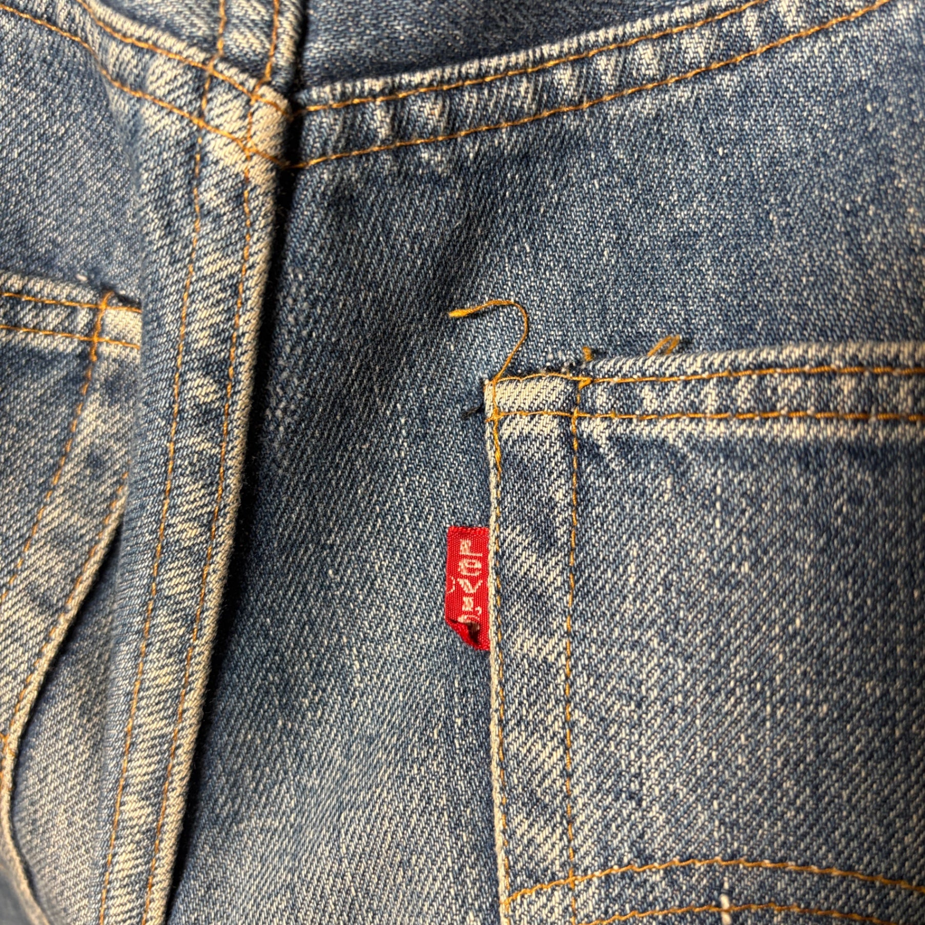 1970s Levi's "66 Single" Denim Pant