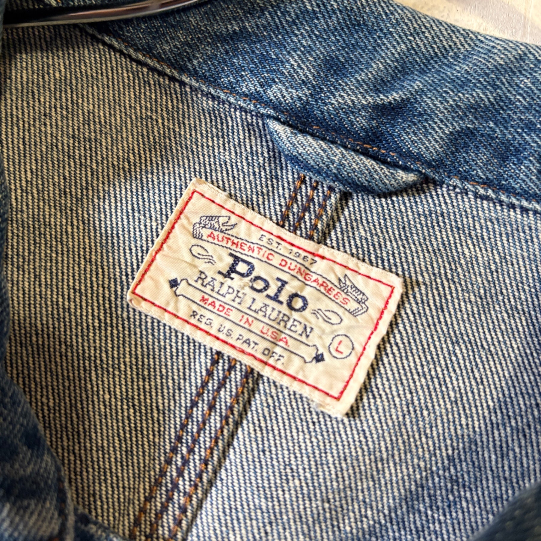 1980s Polo Ralph Lauren "ガチャポケ" Denim Jacket