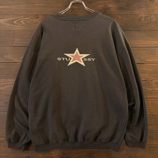 1990s STUSSY "Star Logo" Sweatshirt
