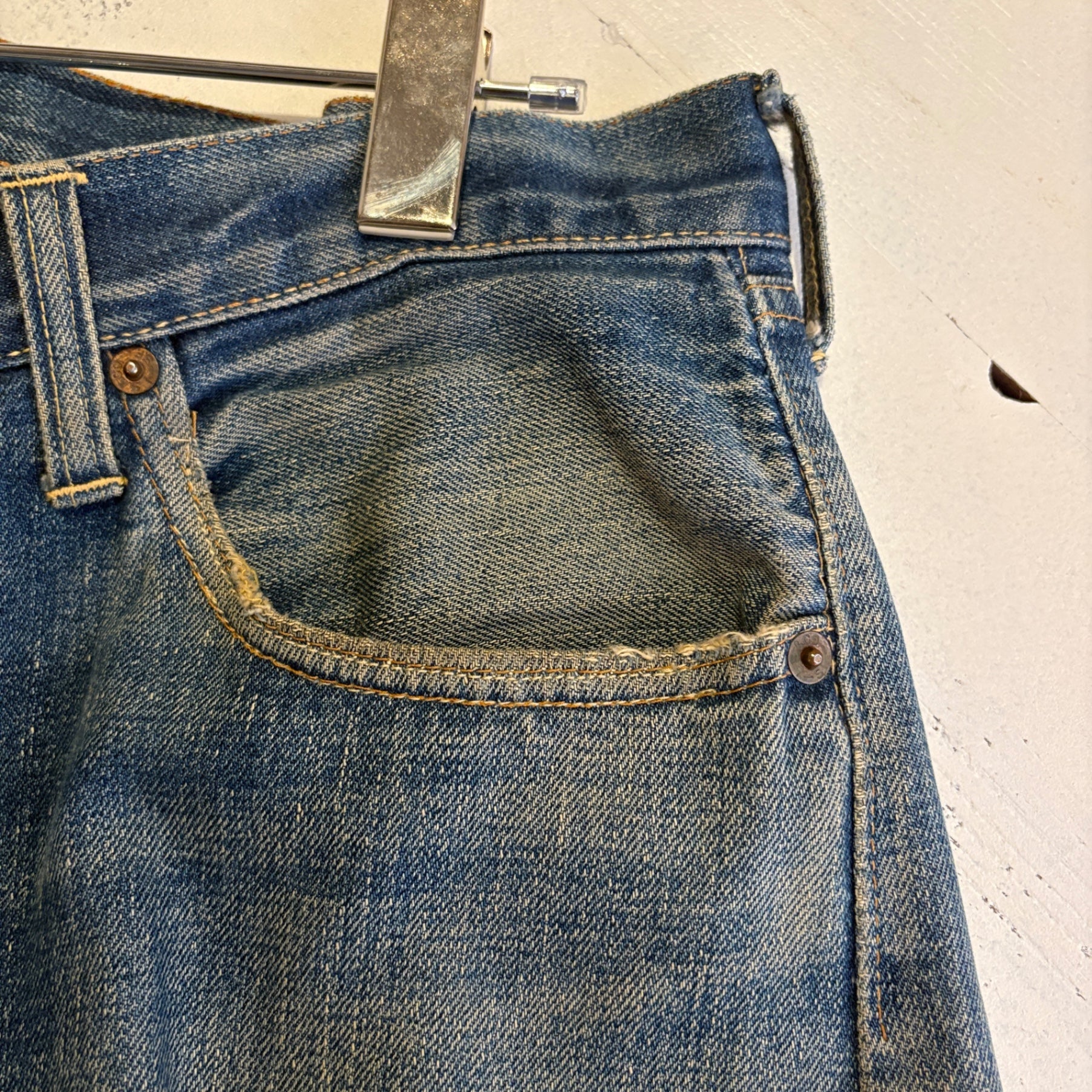 1970s Levi's 501 "66 Single" Denim Pant