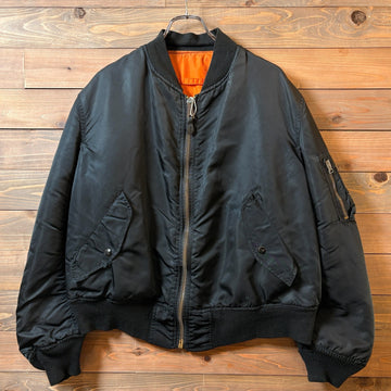 1990s Alpha Industries "Black" MA-1 Flight Jacket