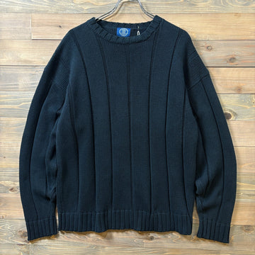 1980s "OLD GAP" Cotton Knit "Black"